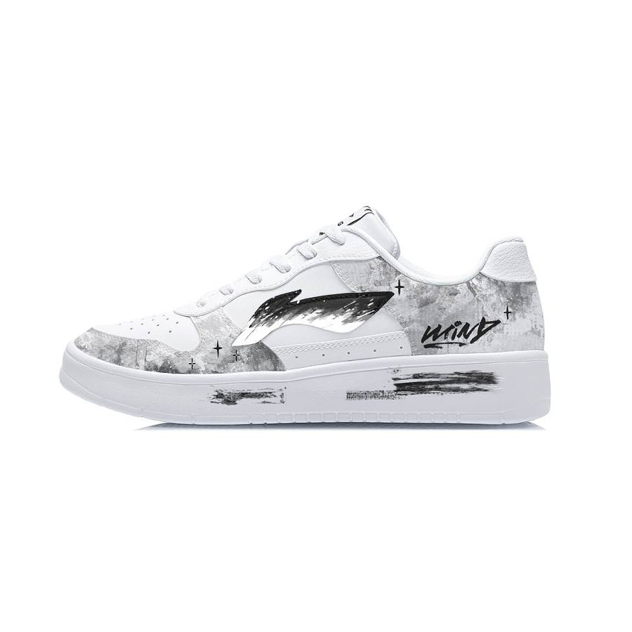 Li-Ning Li Ning Floating Boat Height Increasing Abrasion Resistant Slip Resistant Low top Skateboard Shoes Men's