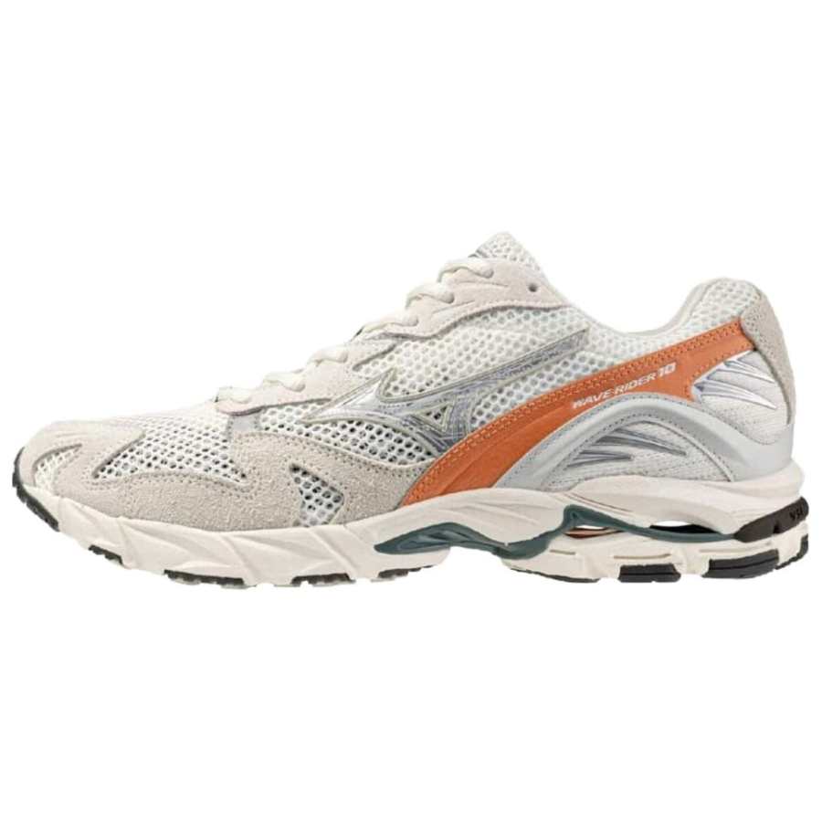 Mizuno Wave Rider 10 Casual Running Shoes Unisex Ecru