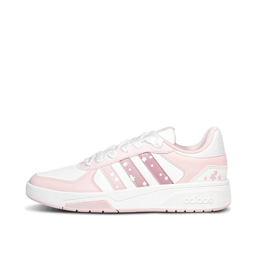 Adidas Adidas COURTBEAT Pink Star Dream Weaving Low top Skateboard Shoes Unisex Pink White