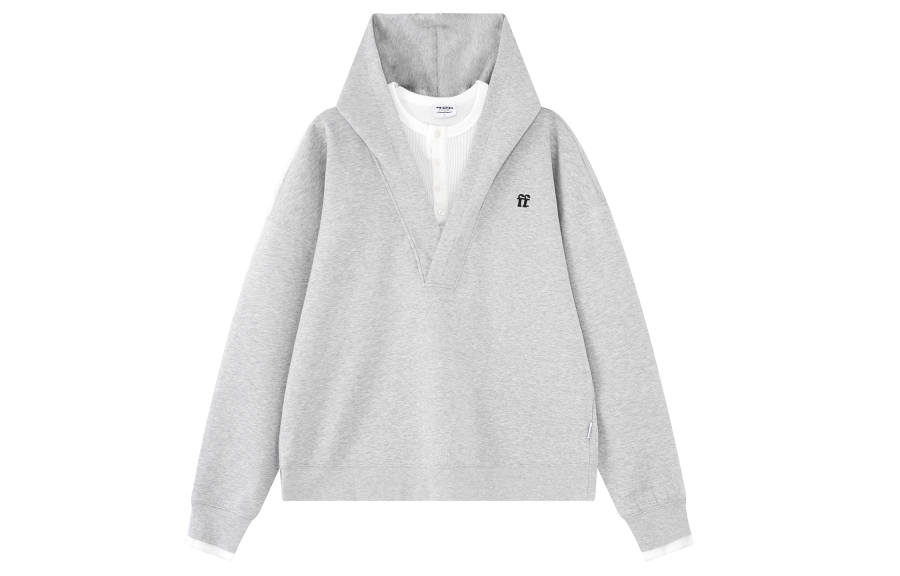 F426 Sweatshirts Unisex Hooded Moderate Cardigan