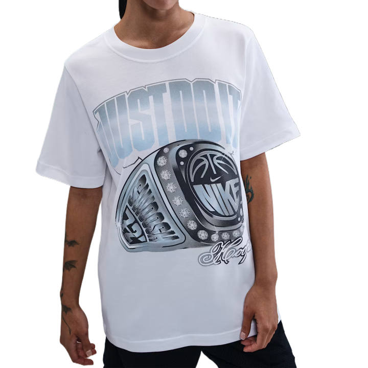 Nike Nike T Shirts Women's White Crew Neck Moderate