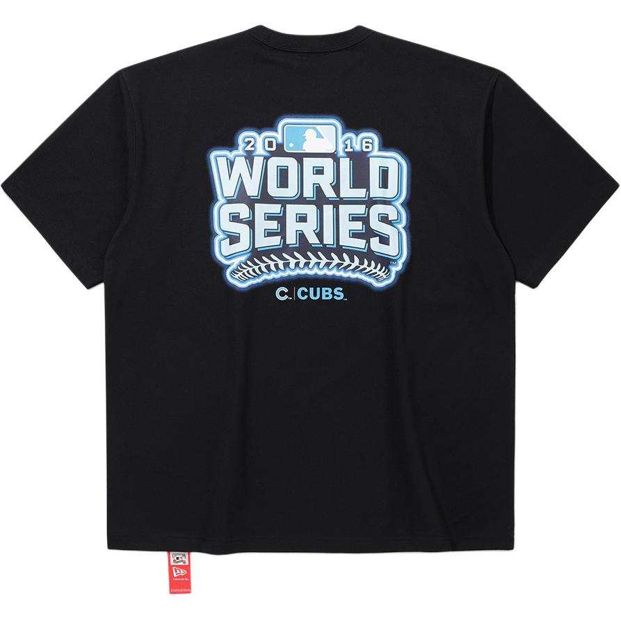 New Era SS26 MLB WORLD SERIES NEON T SHIRTS T Shirt Korean Style Unisex
