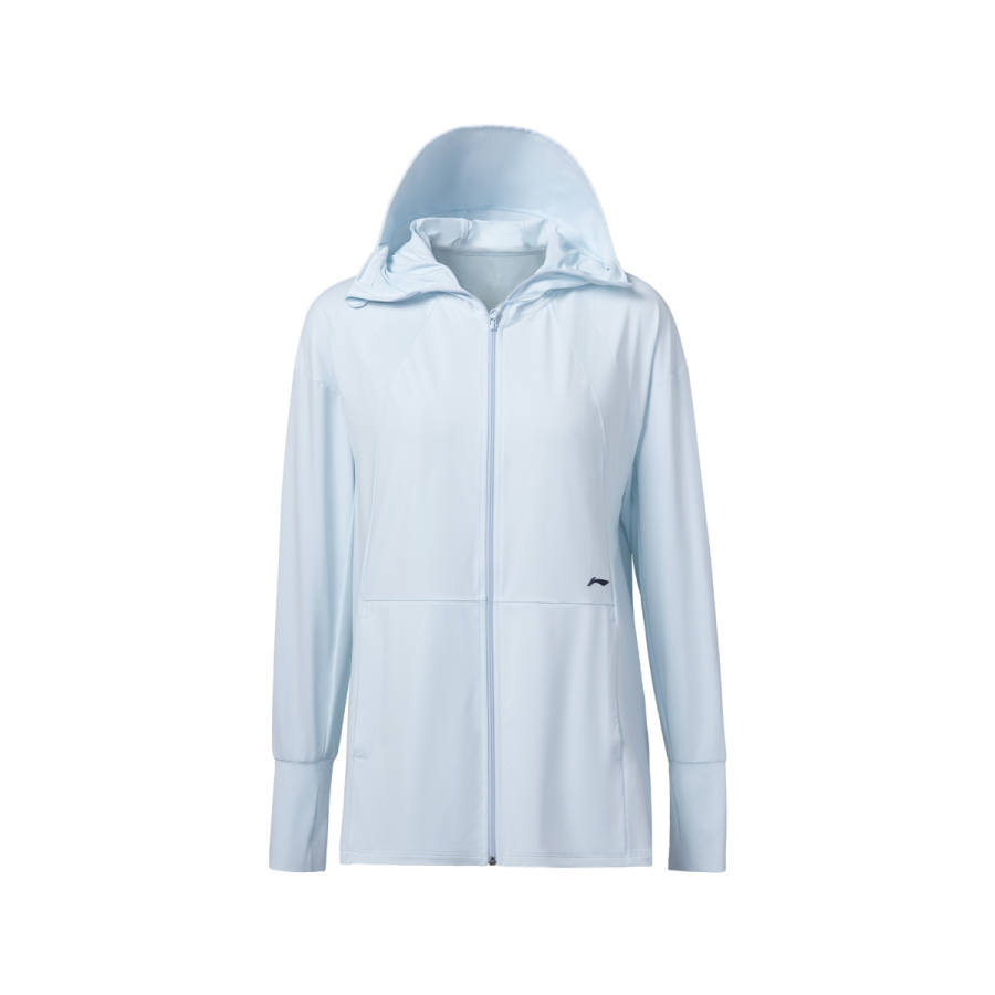 Li-Ning Li Ning Breathable Sun Protection Clothing Women's Light Sky Blue