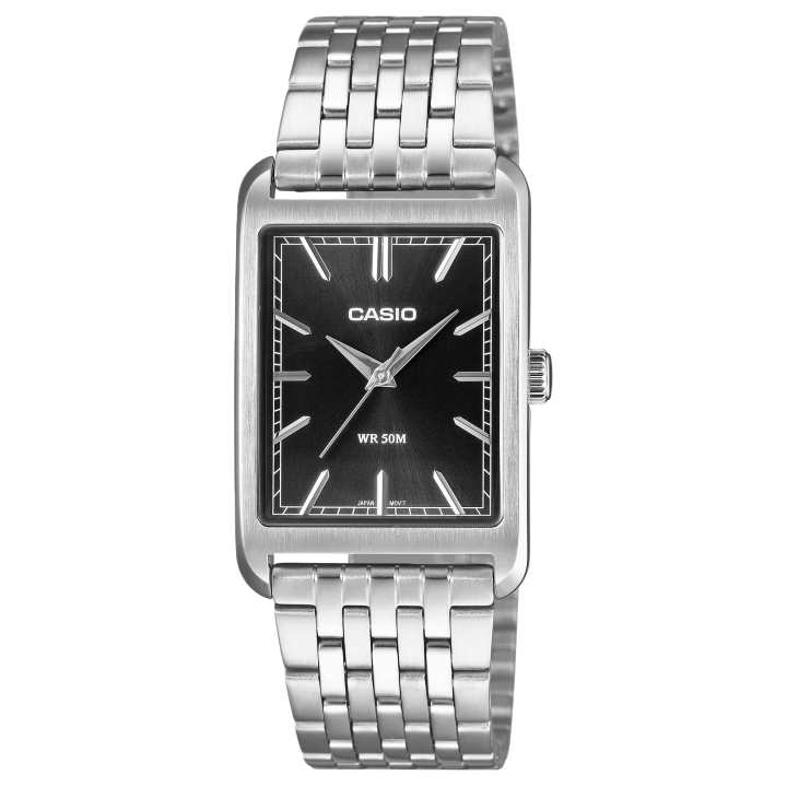 CASIO CASIO STANDARD Quartz Movement Stainless Steel Strap Watch Unisex Black Dial