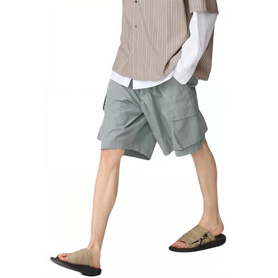 UNIQLO x Clare Waight Keller C Collection SS25 Cargo Shorts Men's Green