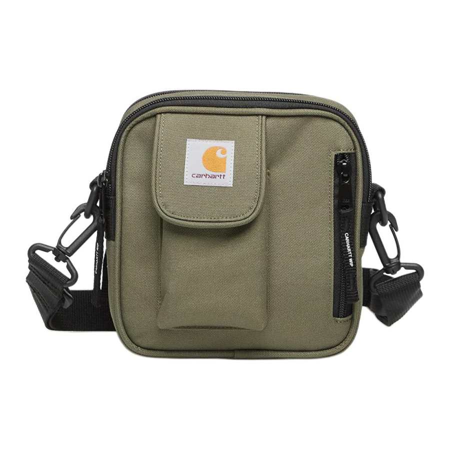 Carhartt WIP Recycled Polyester Blend Canvas Shoulder Bag Small Unisex Leaf Green