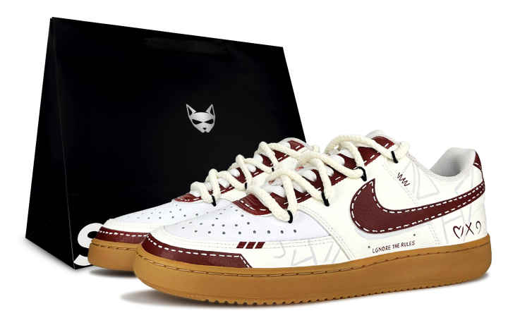 Nike Nike Court Vision 1 Beyond The Rules Coverage Abrasion Resistant Slip Resistant Low top Skateboard Shoes Men's