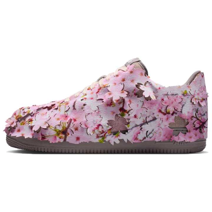 Nike Nike Air Force 1 Skateboard Shoes Men's Gray Pink