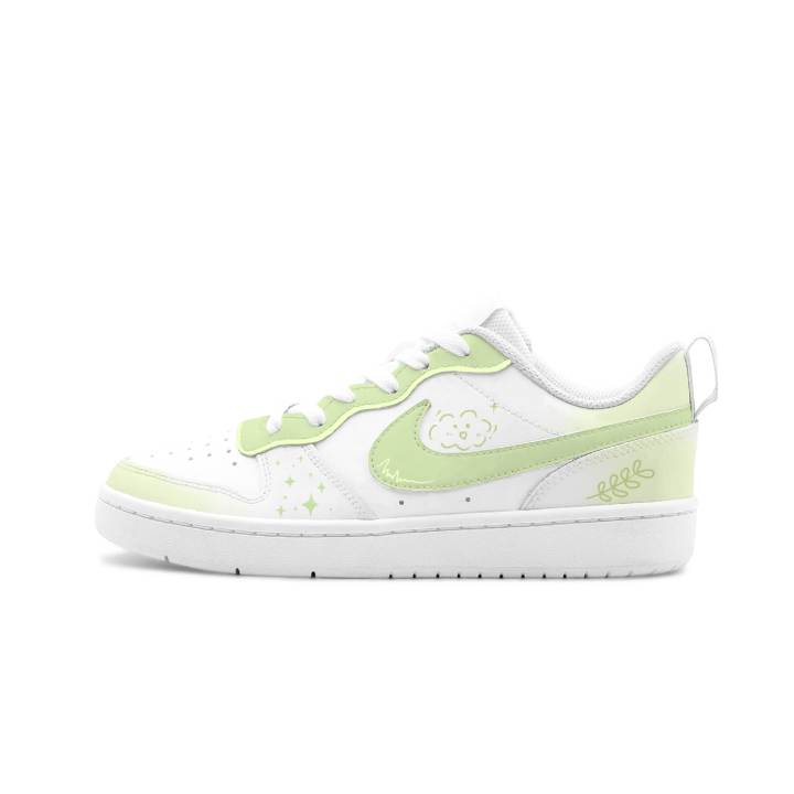 Nike Nike Court Borough Big Fish Manufacturing, Cloud between Star Sprouts Leather Abrasion Resistant Breathable Low top