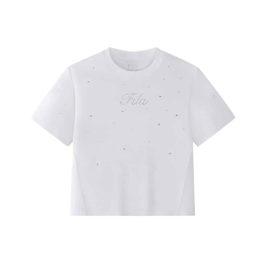 FILA KIDS T Shirts Crew Neck Moderate