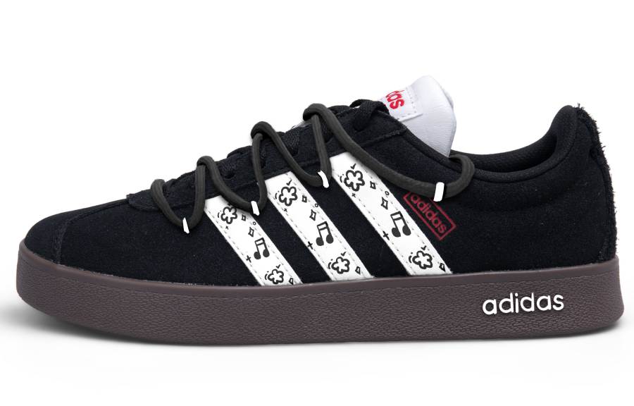 Adidas Adidas VL COURT 2.0 Low top Skateboard Shoes Unisex Black White