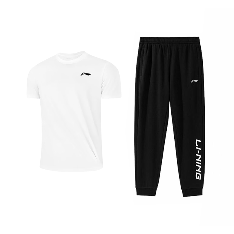 Li-Ning Li Ning Casual Sportswear Unisex White+Black