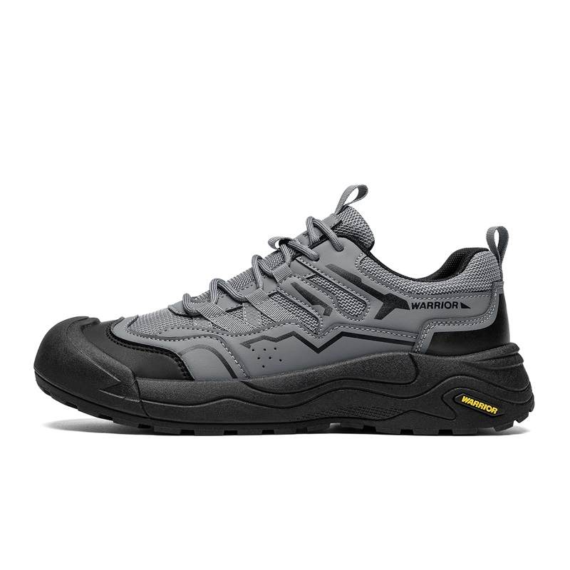 WARRIOR Mountaineering & Hiking Shoes Men's Low Top Gray/Black