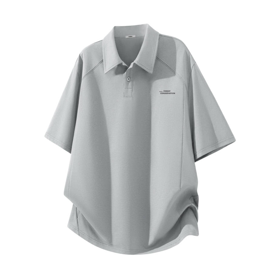 MINISO Polo Shirts Unisex Polo Collar Moderate Straight Fit