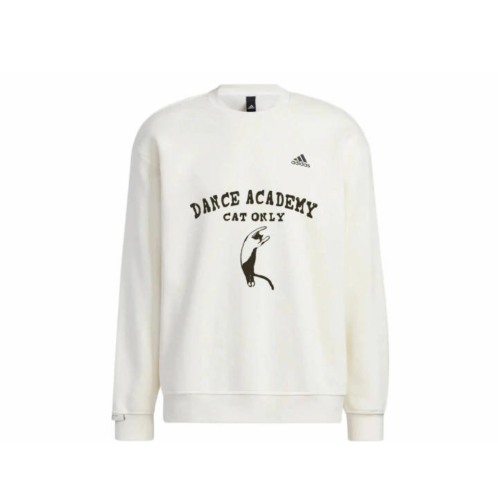 Adidas Adidas LABEL Sweatshirts Unisex Miiow Dance Troupe Crew Neck Moderate Regular
