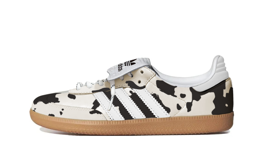 Adidas Originals Samba LT Cherry Bomb, Cow Moo Low top Skateboard Shoes Unisex Black White