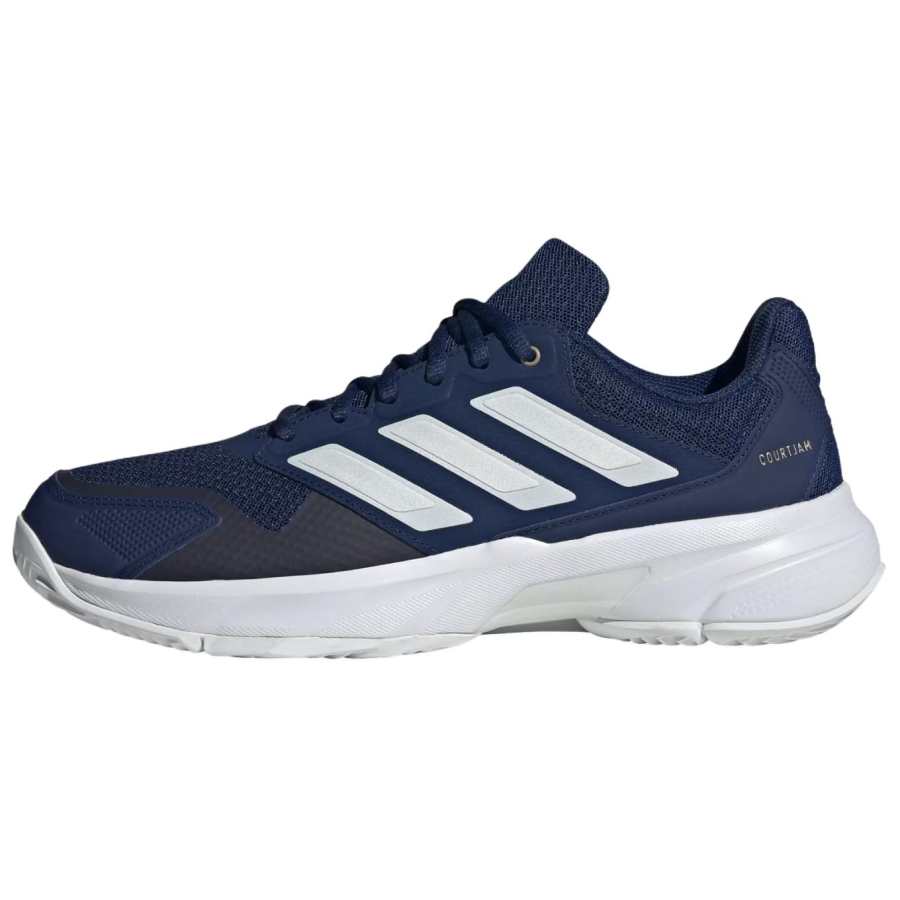 Adidas Adidas CourtJam Control 3 Breathable Low top Tennis Shoes Men's Dark Blue