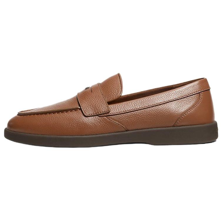 MICHAEL KORS Wesley Casual Leather Shoes Men's Brown