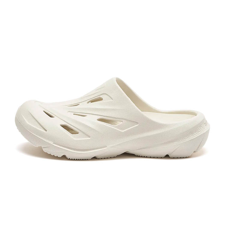 PEAK Taichi Classic Slippers Quiet Slip Resistant Closed Toe Slippers Unisex Canvas White