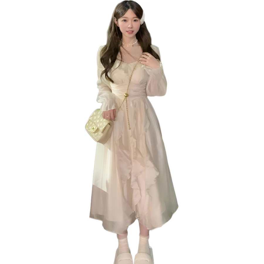 Cotton Gene Long Sleeved Dress Women's