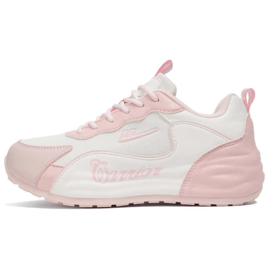 WARRIOR Warrior Synthetic Leather, Textile Coverage Height Increasing Lightweight Breathable Low top Chunky Sneakers Women's