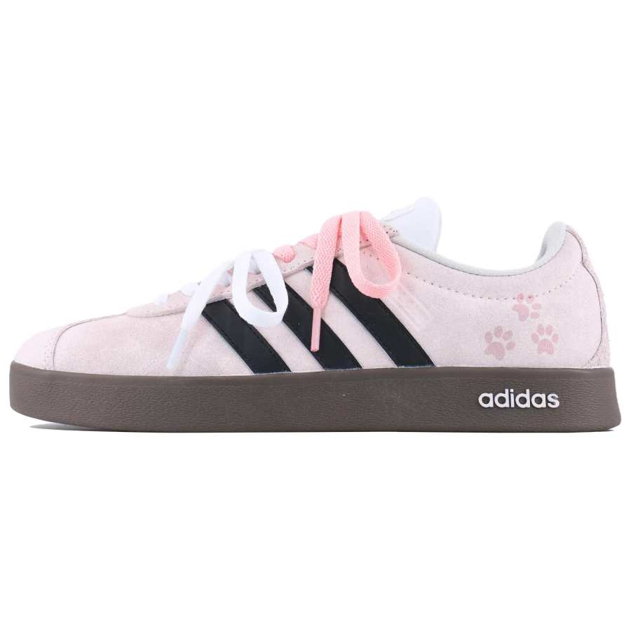 Adidas Adidas VL COURT 2.0 Leather Cushioning Low top Skateboard Shoes Unisex Pink