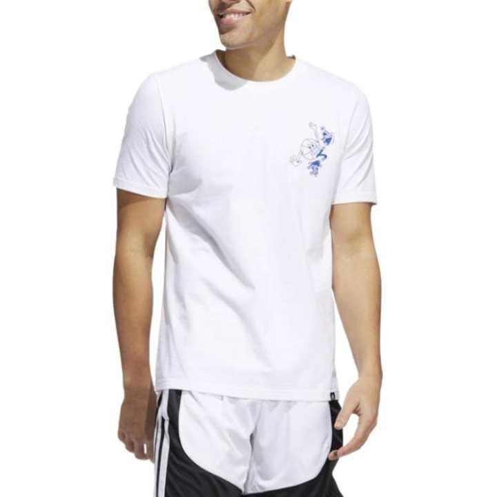 Adidas Adidas T Shirts Men's White Crew Neck