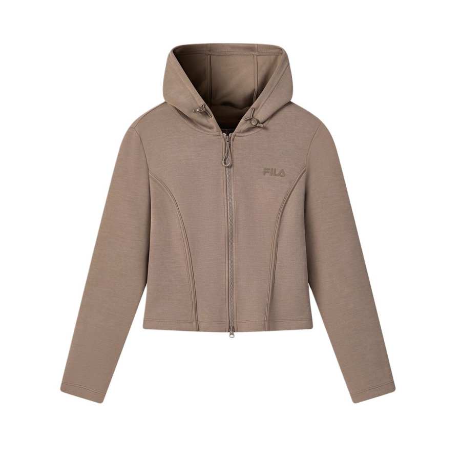FILA Jackets Women's Mountain Moon Brown Hooded Moderate Other