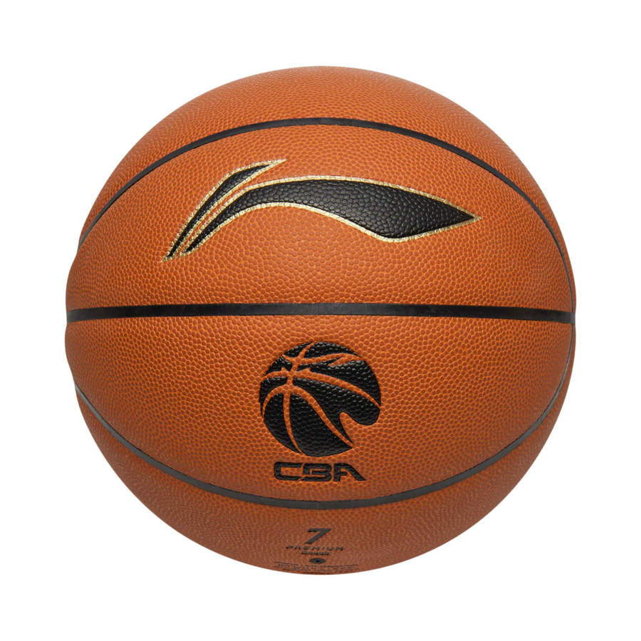 Li-Ning Li Ning CBA Collection Pu Basketball Red Brown Size 7 Competition Unisex China Mainland Version