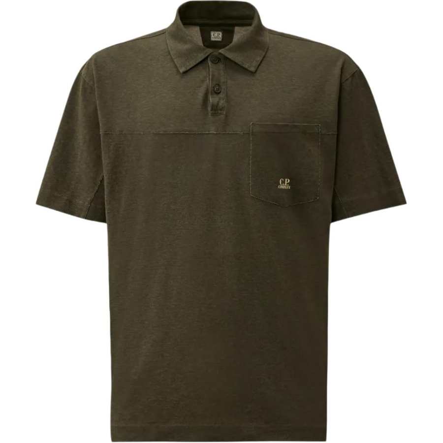 C.P.Company chest-pocket polo shirt