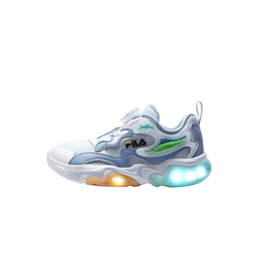 FILA KIDS Textile, Synthetic Leather Low top Training Shoes Ballet Blue/FILA White Kids'