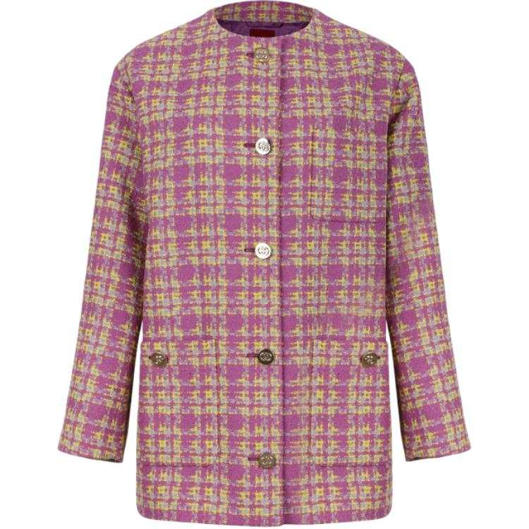 GUCCI Gucci Tweed Button-Up Jacket