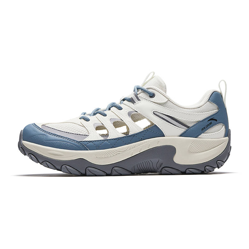 Anta River Trekking Shoes Men's Ivory White/Rosemary Blue/Carbon Gray