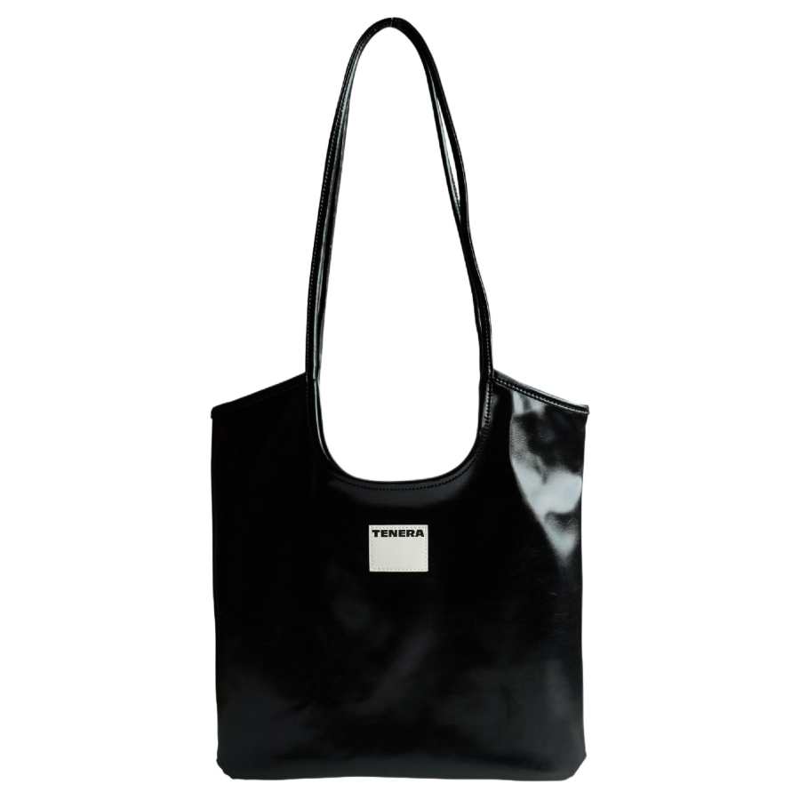 TENERA Pu Tote Bag, Shoulder Bag Large Women's Brown/White/Red/Black