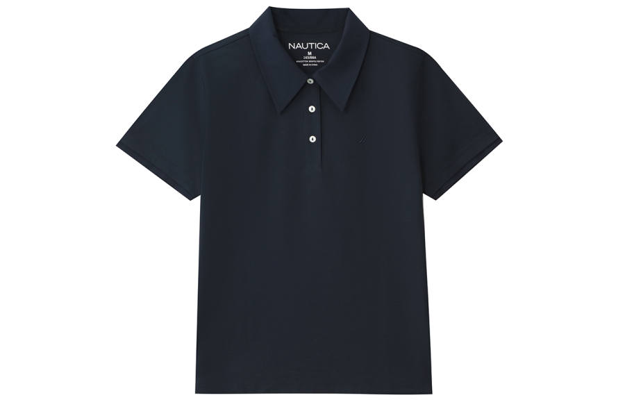 NAUTICA Polo Shirts Women's Polo Collar Moderate Mock Two Piece