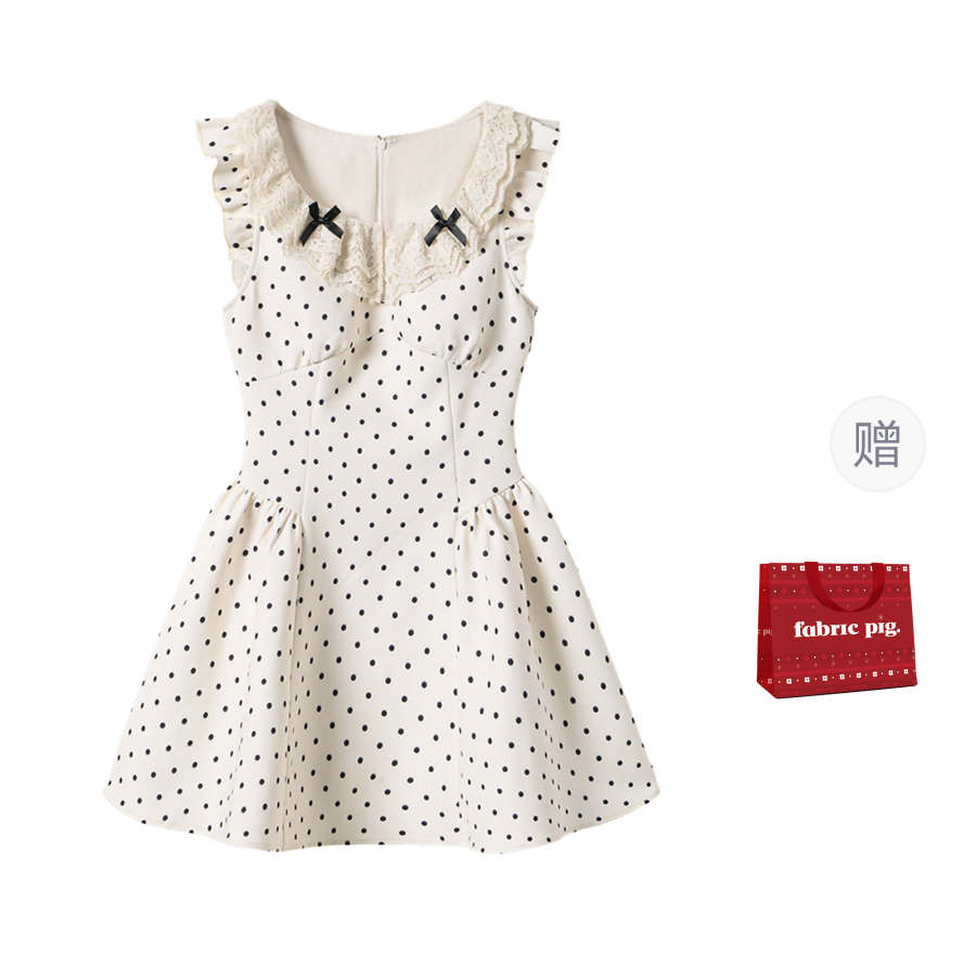 Fabric Pig Short Sleeved Dress Women's
