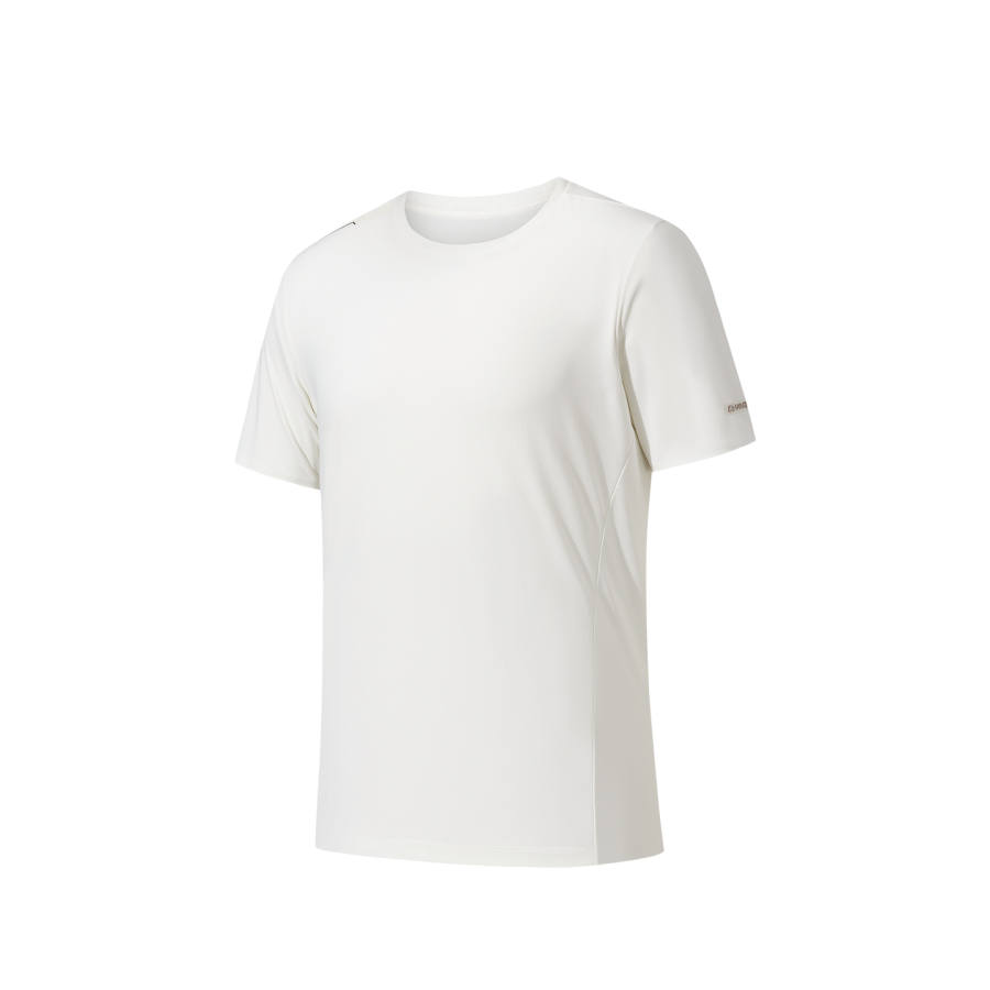 ANTA T Shirts Men's Ivory White 1 Crew Neck