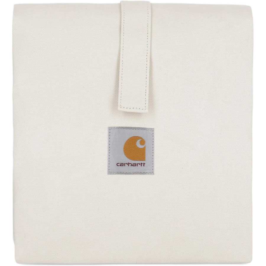 Carhartt WIP Cotton Lunch Bags Travel Organizers Unisex Natural White
