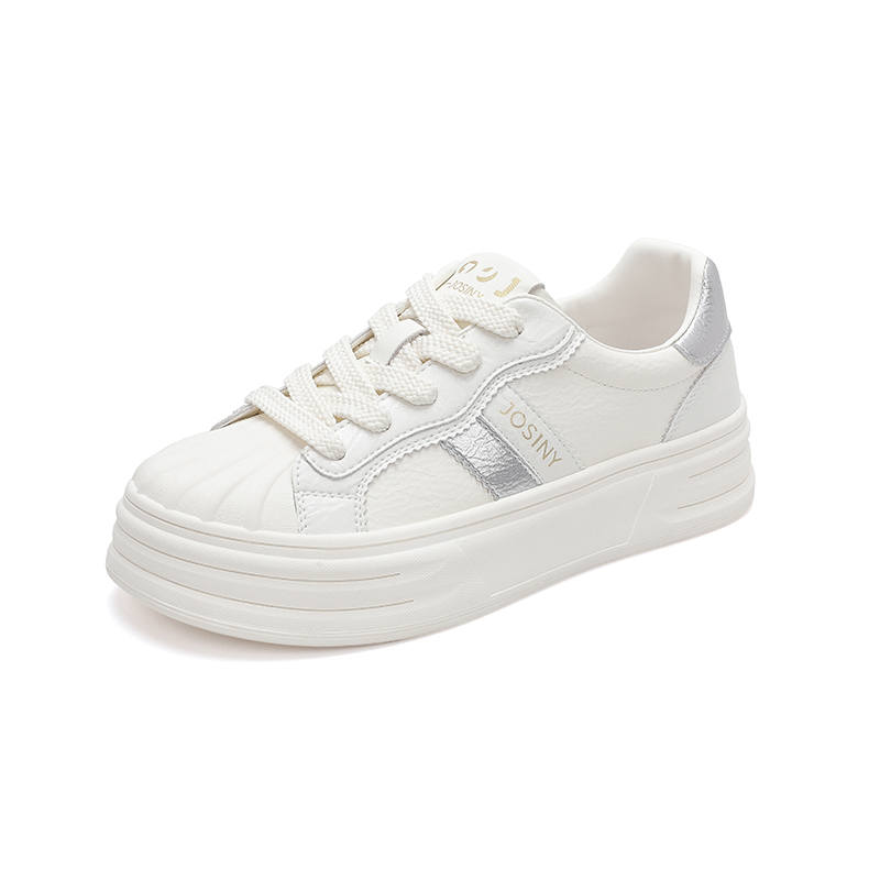 JOSINY Slip Resistant, Abrasion Resistant, Lightweight, Height Increasing Low top Skateboard Shoes Women's