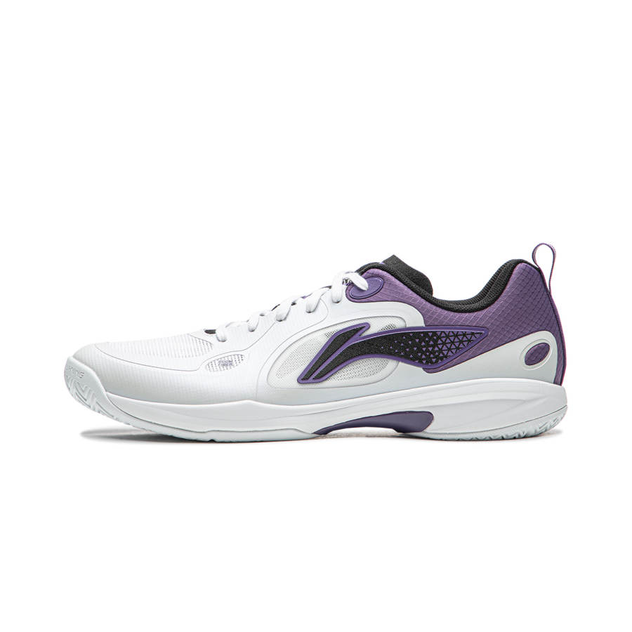 Li-Ning Li Ning Table Tennis Collection Mid top Athletic Shoes Unisex White Purple