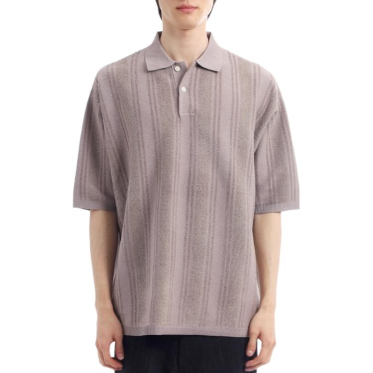 Nanamica Polo Shirts Men's Fuchsia Polo Collar Moderate Other