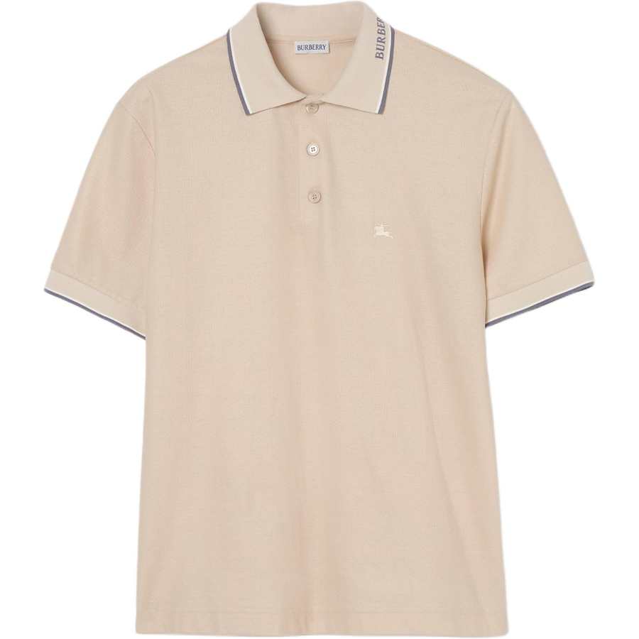 Burberry Ekd Embroidered Short Sleeved Polo Shirt