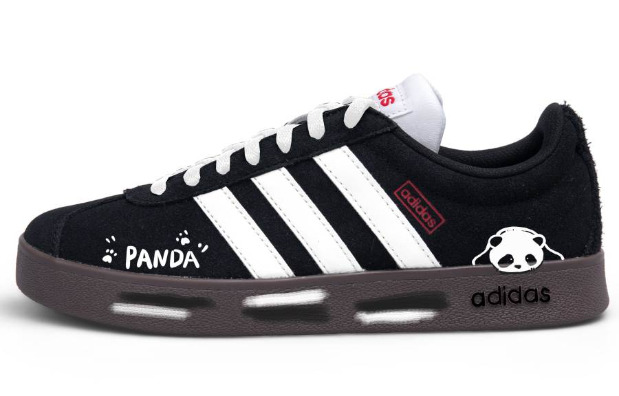 Adidas Adidas VL COURT 2.0 Low top Skateboard Shoes Unisex Black White