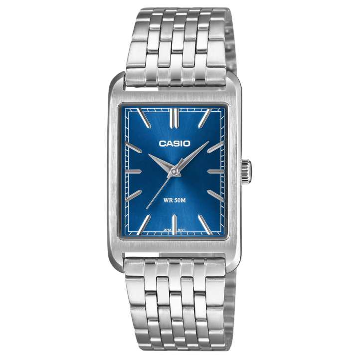 CASIO CASIO STANDARD Quartz Movement Stainless Steel Strap Watch Unisex Blue Dial