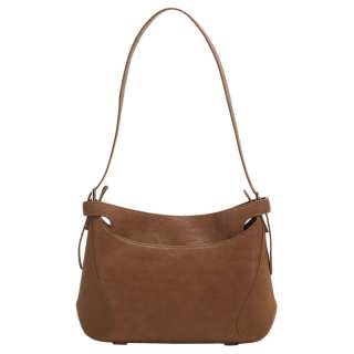 YEARCON Synthetic Leather Shoulder Bag Women's Brown