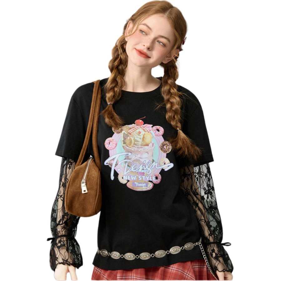 Tonlion Regular T Shirt Women's