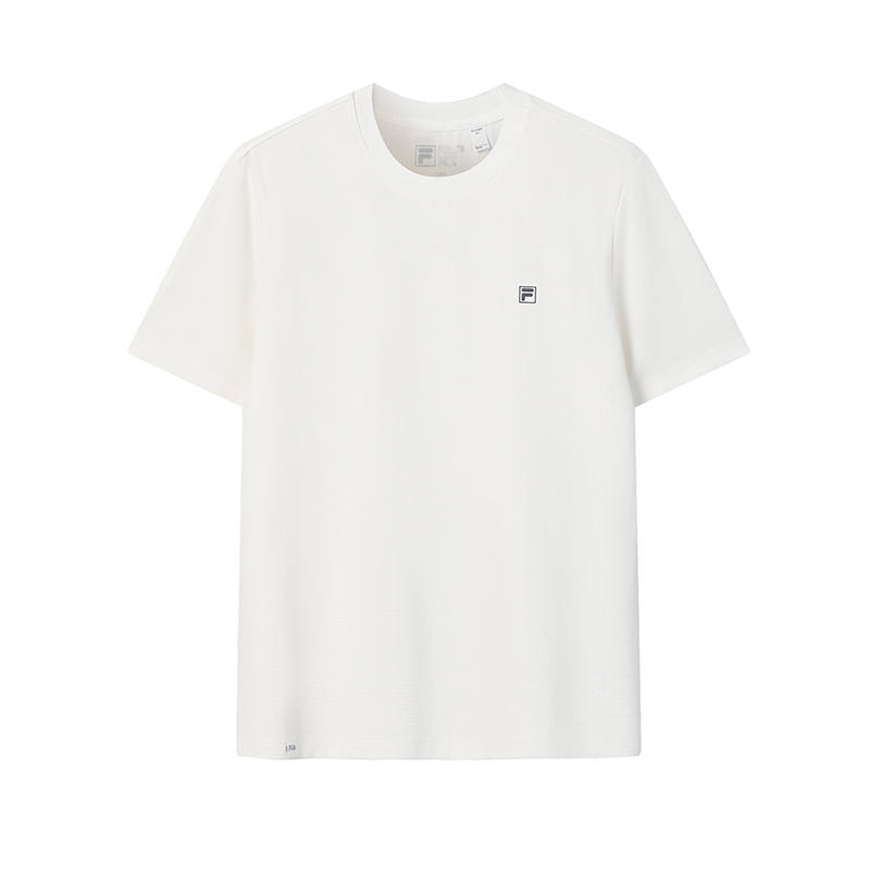 FILA WHITE T Shirt Men's Cloud White
