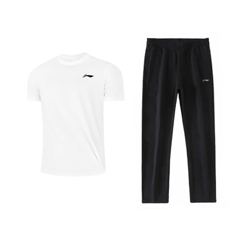 Li-Ning Li Ning Casual Sportswear Unisex White+Black