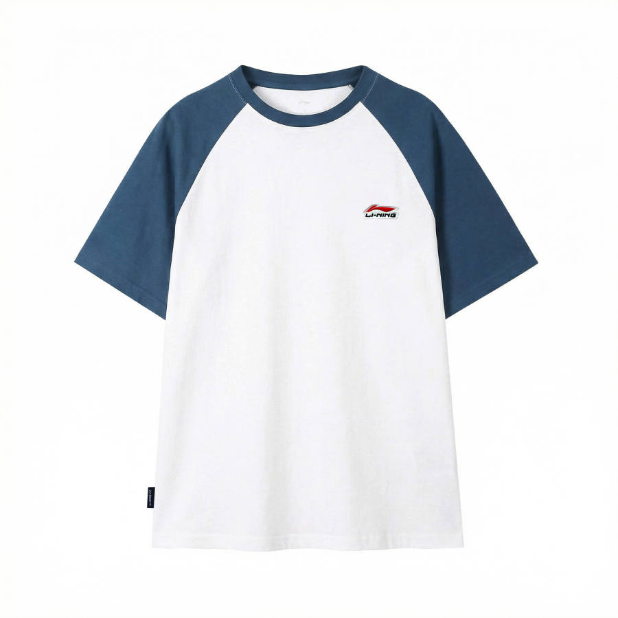 Li-Ning Li Ning T Shirt Unisex White Blue