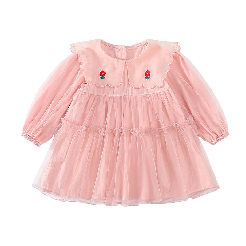 Lanza Lanza Kids Dresses Crew Neck Moderate